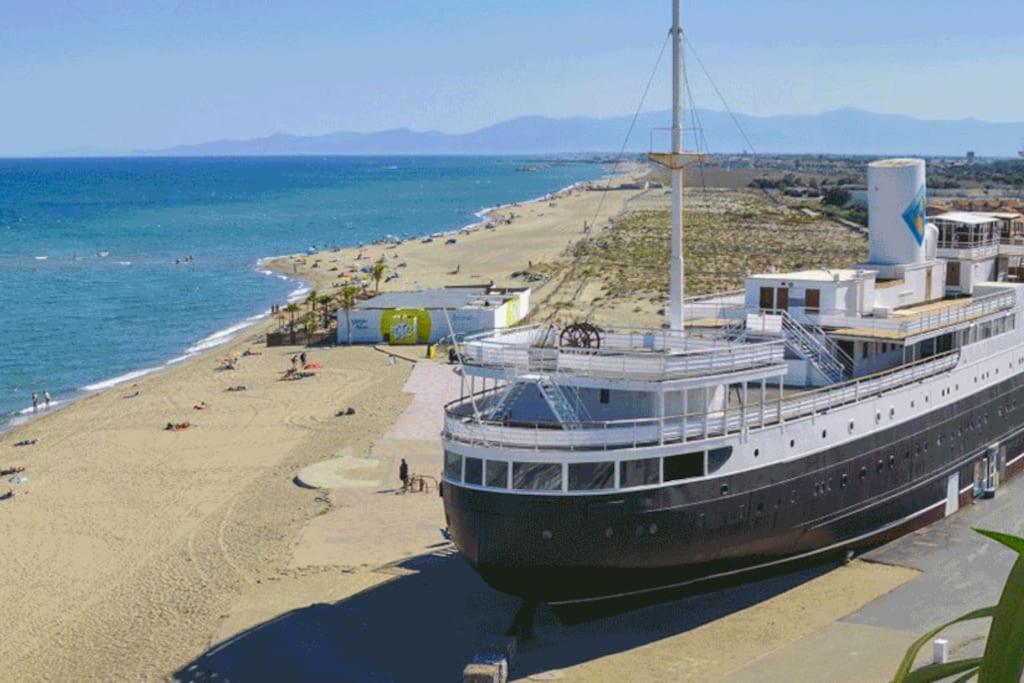 T2 Vue Mer Acces Direct Plage Le Barcarès Dış mekan fotoğraf